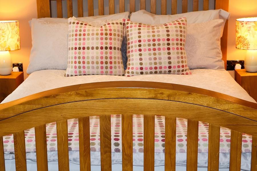 Bedroom at Cwtch Cottage